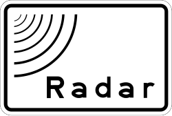 Görsel: Radar (PL-18) Trafik Levhası