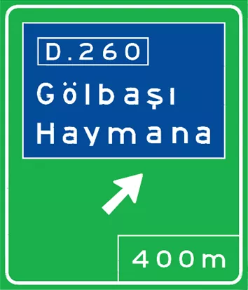 Görsel: Refüj Ortası (B-1d) Trafik Levhası