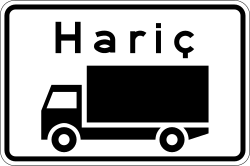 Görsel: Taşıt Paneli (PL-10i) Trafik Levhası