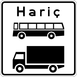 Görsel: Taşıt Paneli (PL-10j) Trafik Levhası