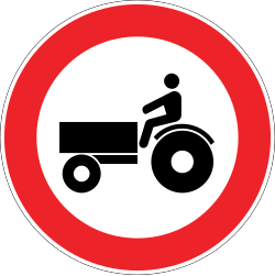 Görsel: Traktör Giremez (TT-15) Trafik Levhası
