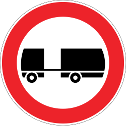 Görsel: Treyler Giremez (TT-11) Trafik Levhası