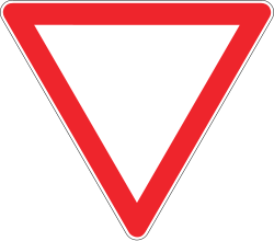 Görsel: Yol Ver (TT-1) Trafik Levhası