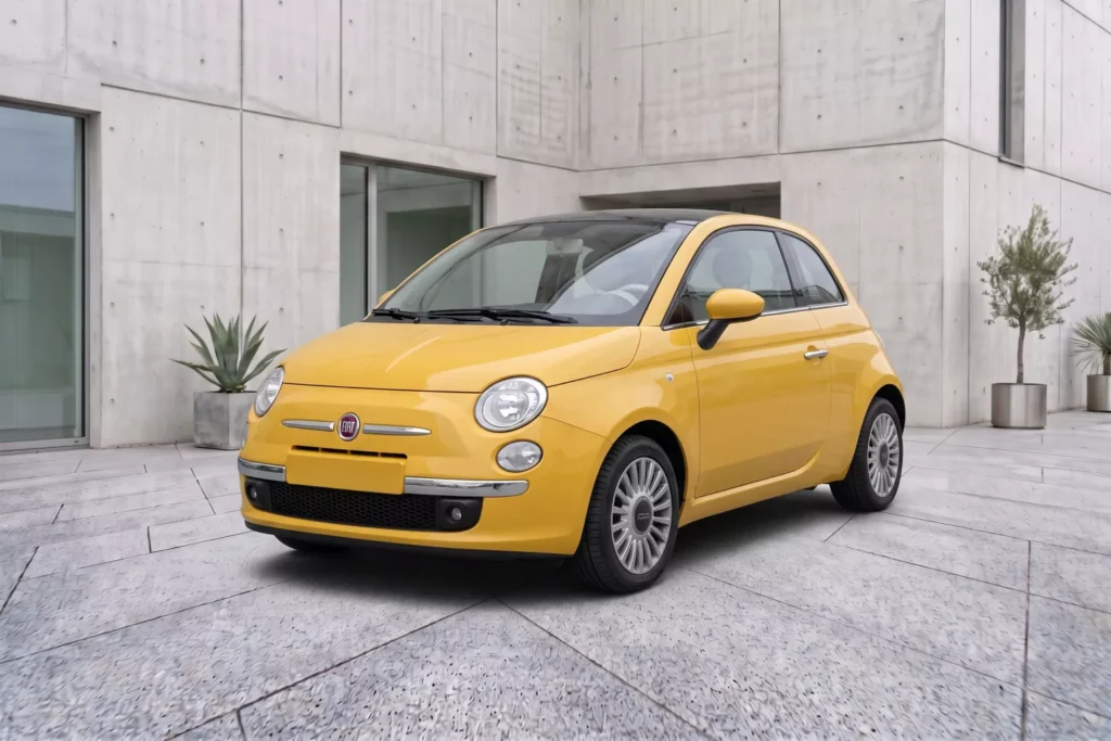 Görsel: Şehir İçinde Pratik Kullanım Sunan Fiat 500 Araç Modeli